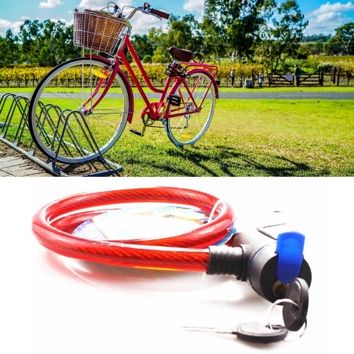 BUFFER® Çalınma Engelleyici Pvc Kaplamalı Kablo Halat Bisiklet Kilidi BUFFER® Çalınma Engelleyici Pvc Kaplamalı Kablo Halat Bisiklet Kilidi