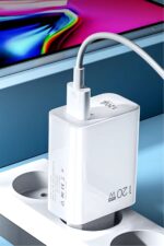 BUFFER® 120W USB Hızlı Type C Uçlu Kablolu Şarj Aleti - Görsel 8