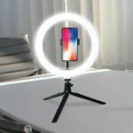 BUFFER® 8inç 20cm Youtube Instagram Tiktok Selfie  Stüdyo Video Fotoğraf Ring Light  Tripod Led Halk - Görsel 7