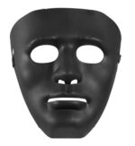 Mey İthalat® Siyah Renk Hip Hop Anonim Jabbawockeez Dans Maskesi 18x19 cm - Görsel 3