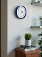 36 Cm Lacivert Dekoratif Duvar Saati - Görsel 2