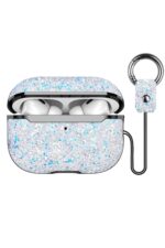 Mey İthalat®  Airpods Pro 2 (2.nesil) Bright Simli Airpods Kapak - Gümüş