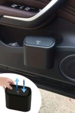 BUFFER® Araç İçi Takılarak Sabitlenebilen Mini Kapaklı Çöp Kovası - Görsel 6