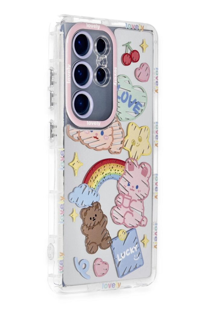 Mey İthalat®  Samsung Galaxy S23 Ultra Kılıf Reflexion Desenli Kapak - Desen 4
