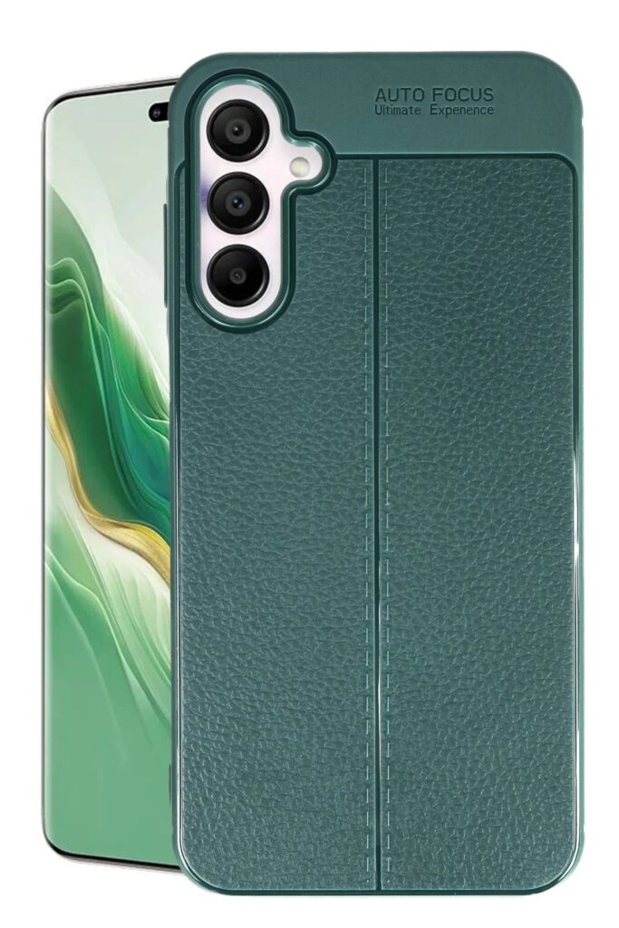 Mey İthalat®  Samsung Galaxy A15 4G Kılıf Auto Focus Kapak - Koyu Yeşil