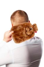 BUFFER® 2 Litre Ponponlu Peluş Sıcak Su Torbası 1.Sınıf Kauçuk Malzeme - Görsel 8