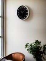 Beyaz 36 Cm Modern Duvar Saati - Görsel 3