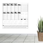 BUFFER® Çarpım Tablosu Ezberleme Manyetik Duvar Stickerı 105 x 100 cm - Görsel 5