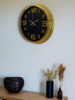 Elegance Gold Luxury 40 Cm Metal Duvar Saati - Görsel 3