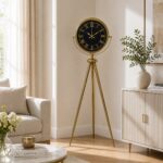 Luxury Gold Tripod Ayaklı Modern Saat