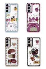 Mey İthalat®  Samsung Galaxy A15 4G Kılıf Sweet Desenli Silikon Kapak - Sarı - Görsel 2