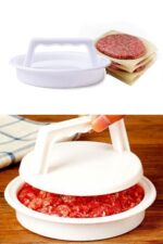 BUFFER®  Hamburger Ve Köfte Şekillendirici Köfte Kalıbı Pratik Burger Pres Aparatı - Görsel 7
