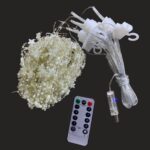 Saçaklı 3*3 Metre Yıldız Boncuklu Dekor Led USB Ev, Oda ve Organizasyon Dekoru hakkında ürün açıklaması - Görsel 3