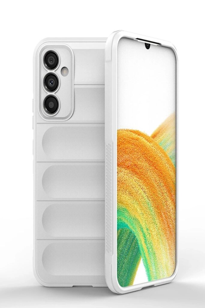 Mey İthalat®  Samsung Galaxy A25 5G Kılıf Optimum Silikon - Krem