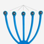 BUFFER® Çok Fonksiyonlu 5 Uçlu Bilyeli Baş Boyun Bacak Kol Masaj Alet Rahatlatıcı Kafa Masaj Aparatı - Görsel 2