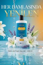Bidoze Fresh Beyaz Zambak Kokulu Duş Jeli 400 Ml | Lavanta Yağı Özlü Nemlendirici Vücut Şampuanı - Görsel 2