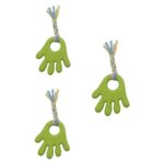 BUFFER® Handrope El Şekilli Plastik El Uzantılı Oyun Halatı 2 Kişilik Köpek Oyuncağı İnteraktif - Görsel 5
