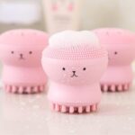 BUFFER® Peeling Etkili Mini El Yüz Cilt Temizleme Fırçası Silikon Temizlenmesi Kolay  Siyah Nokta Gi - Görsel 5