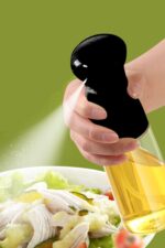 BUFFER®  Çok Amaçlı Cam Şişe Püskürtmeli Dağıtıcı Yağdanlık Limonluk Sirke Sosluk Spreyi Siyah - Görsel 7