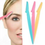 BUFFER® 3’lü Kadın Kaş Usturası Seti – Hassas Ciltler İçin Güvenli Yüz Tüy Temizleme Bıçağı