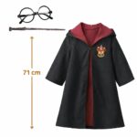 Mey İthalat® Harry Potter Çocuk Bebek Kostüm Seti – Asa Gözlük Pelerin 71 cm (2-4 Yaş) - Görsel 2