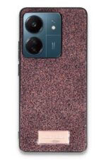 Mey İthalat®   Redmi 13C Bright Simli Kapak - Derin Mor