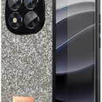 Mey İthalat®   Redmi Note 14 Pro 5G Bright Simli Kapak - Gold
