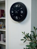 Black Royal Tasarım 40 cm Metal Duvar Saati - Görsel 3