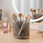 BUFFER® 360° Dönebilen Plastik Organizer – Çok Amaçlı Mutfak, Banyo ve Makyaj Malzemesi Düzenleyici, Döner Masaüstü Stand - Görsel 4
