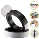 Yapışkanlı Şerit Mıknatıs Magnet Kes Kullan Güçlü Sağlam Rulo Çıkarılması Kolay Siyah 2cm x 1 mt - Görsel 6