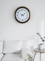 Eskitme Motifli 40 Cm Metal Duvar Saati