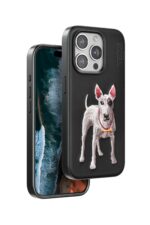Mey İthalat®  iPhone 14 Pro Max Perma Desenli Kapak - Siyah - Görsel 2
