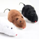 BUFFER® Kurmalı Kedi Eğitim Oyuncağı Tüylü Peluş Fare Yakalama İnteraktif Sevimli Eğlenceli Oyuncak - Görsel 6