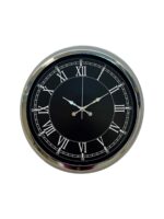 Elegance 40 Cm Metal Krom Duvar Saati - Görsel 4