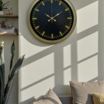 Vintage 40 Cm Metal Modern Duvar Saati