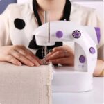 BUFFER® Pratik Taşınabilir Elektrikli veya Pilli Seyahat Tipi Hız Ayarlı Kademeli Dikiş Makinesi - Görsel 2