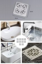 BUFFER® 10'lu Banyo ve Mutfak Lavabo Koku Önleyici ve Haşere Böcek Önleyici Gider Filtresi - Görsel 8