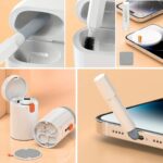 BUFFER® 20 Parça Çok Fonksiyonlu Bilgisayar Temizleme Seti Klavye Cep Telefonu Kablosuz Kulaklık Temizleme Kalemi Toz Alma Multi Temizlik Kiti 20in1 - Görsel 4