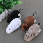 BUFFER® Kurmalı Kedi Eğitim Oyuncağı Tüylü Peluş Fare Yakalama İnteraktif Sevimli Eğlenceli Oyuncak - Görsel 4