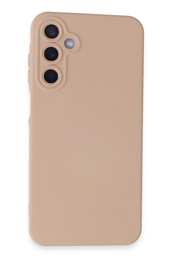 Mey İthalat®  Samsung Galaxy A15 4G Kılıf Nano içi Kadife Silikon - Pudra