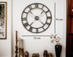 Eskitme Stil 73 Cm Duvar Saati - Görsel 4