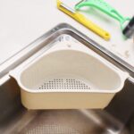 BUFFER® Vantuzlu Üçgen Sebze Meyve  Lavabo Raf Evye Süzgeç Sünger Tutucu Düzenleyici Mutfak Organize - Görsel 8