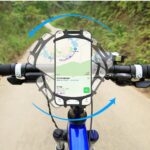 BUFFER® Universal Bisiklet Motosiklet Çocuk Arabası Silikon 360 Derece Telefon Tutucu Tüm Modellerle - Görsel 2