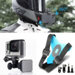 BUFFER® Motorsiklet Kask Önü Takılan Telefon Tutucu Aksiyon Kamerası Takılabilen Aparat - Görsel 2