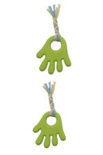 BUFFER® Handrope El Şekilli Plastik El Uzantılı Oyun Halatı 2 Kişilik Köpek Oyuncağı İnteraktif - Görsel 8
