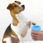 BUFFER® Silikon Jel Fırçalı Kedi Köpek Pati Ayak Temizleme Kovası Büyük - Görsel 5
