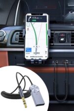 BUFFER® Araba için Bluetooth Aux Alıcısı Wireless Araç Kiti - Görsel 6