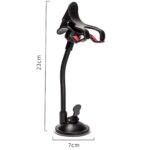 BUFFER® Akrobat Cama Sabitlenen Güçlü Vakumlu 360 Derece Dönen Tüm Modellere Uyan Oto Telefon Tutucu - Görsel 4