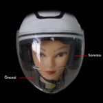 BUFFER® Buğu Önleyici Motosiklet Kaskı Vizörü Su Geçirmez Dayanıklı Çizik Koruma Lens Filmi - Görsel 3
