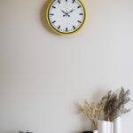 36 Cm Sarı Dekoratif Duvar Saati